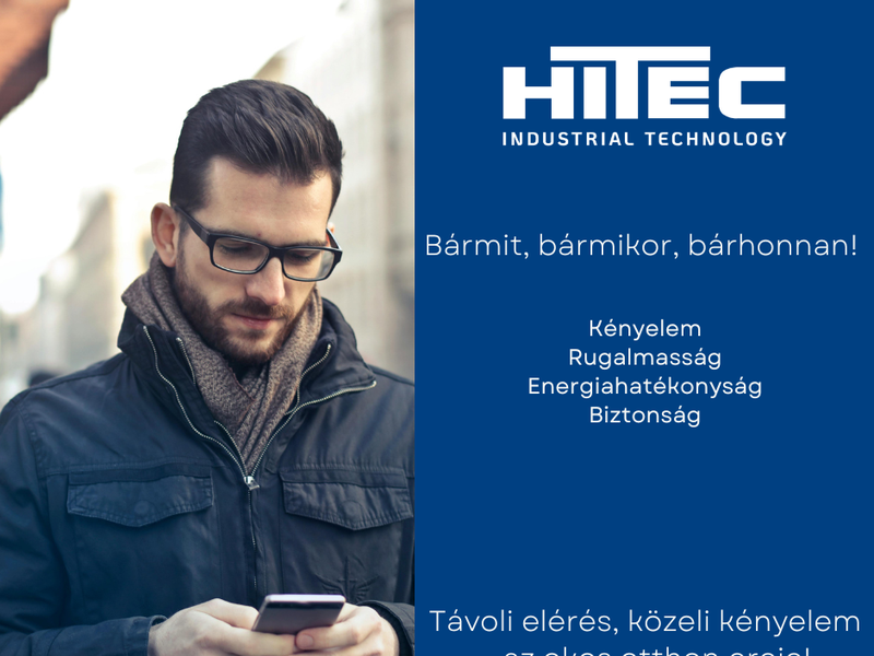 Hitec Smart Home: Okos otthon megoldás egyszerűen, távolról vezérelhető kényelmi funkciókkal.