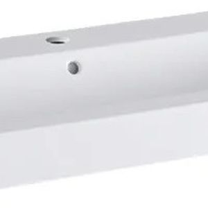 Geberit iCon mosdó, 90x16x48.5cm, csaplyuk középen, túlfolyóval (124090000) 50 090 Ft