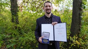 „Az év kutatója” díját vehette át dr. Vida Gergő egyetemi docens, a Soproni Egyetem oktatója
