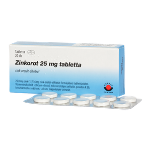 Zinkorot 25 mg tabletta (20x) termék kép