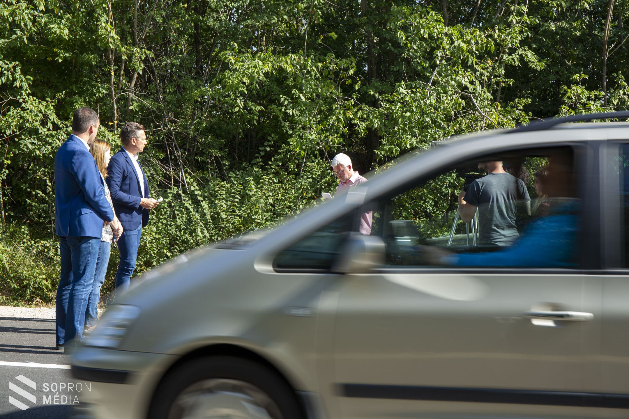 Átadták a Sopront Balffal összekötő utat