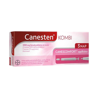 Canesten Kombi 200 mg hüvelytabletta és krém (3x200mg+20g)