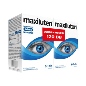 Maxiluten Lutein tabletta duopack (60+60) termék kép