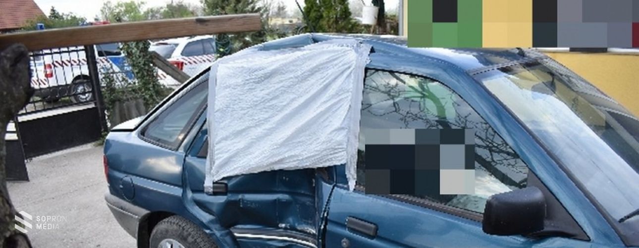 Balesetet okozott Sopronban, majd elhajtott a helyszínről