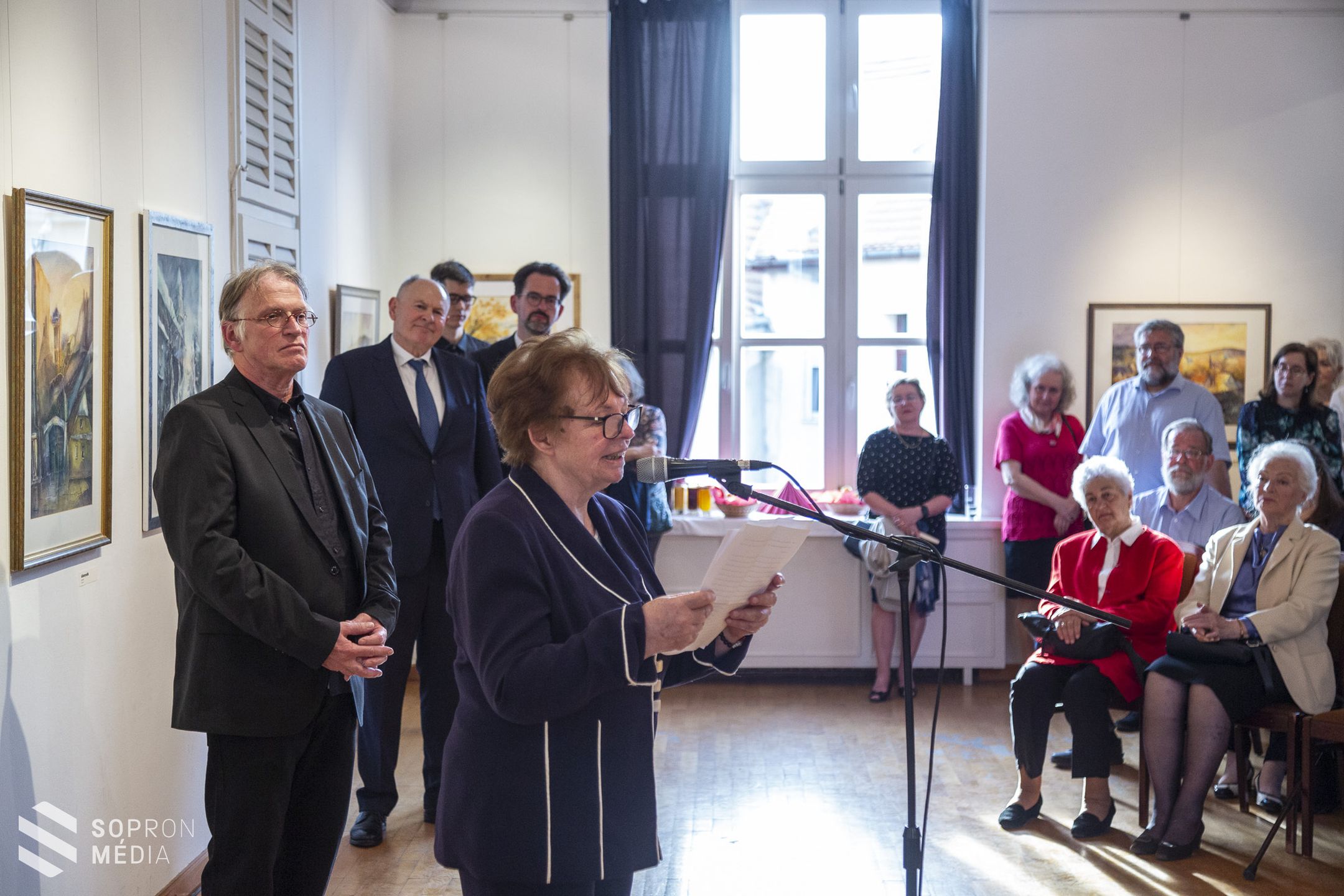 42 festményből álló kiállítás nyílt Sopronban Gáspárdy Tibor alkotásaiból