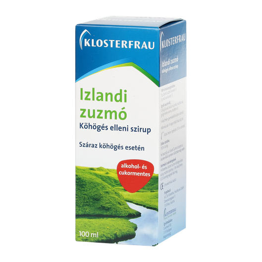 Klosterfrau Izlandi zuzmó szirup köhögés ellen (100ml)