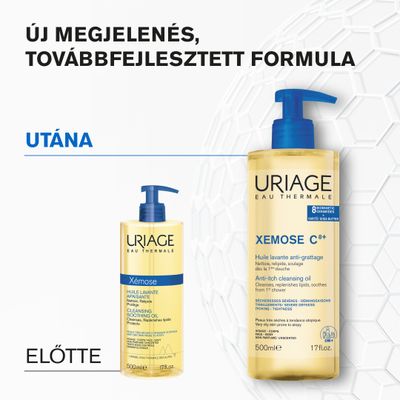Uriage XEMOSE C8+ TUSFÜRDŐ OLAJ száraz bőrre (1000ml)