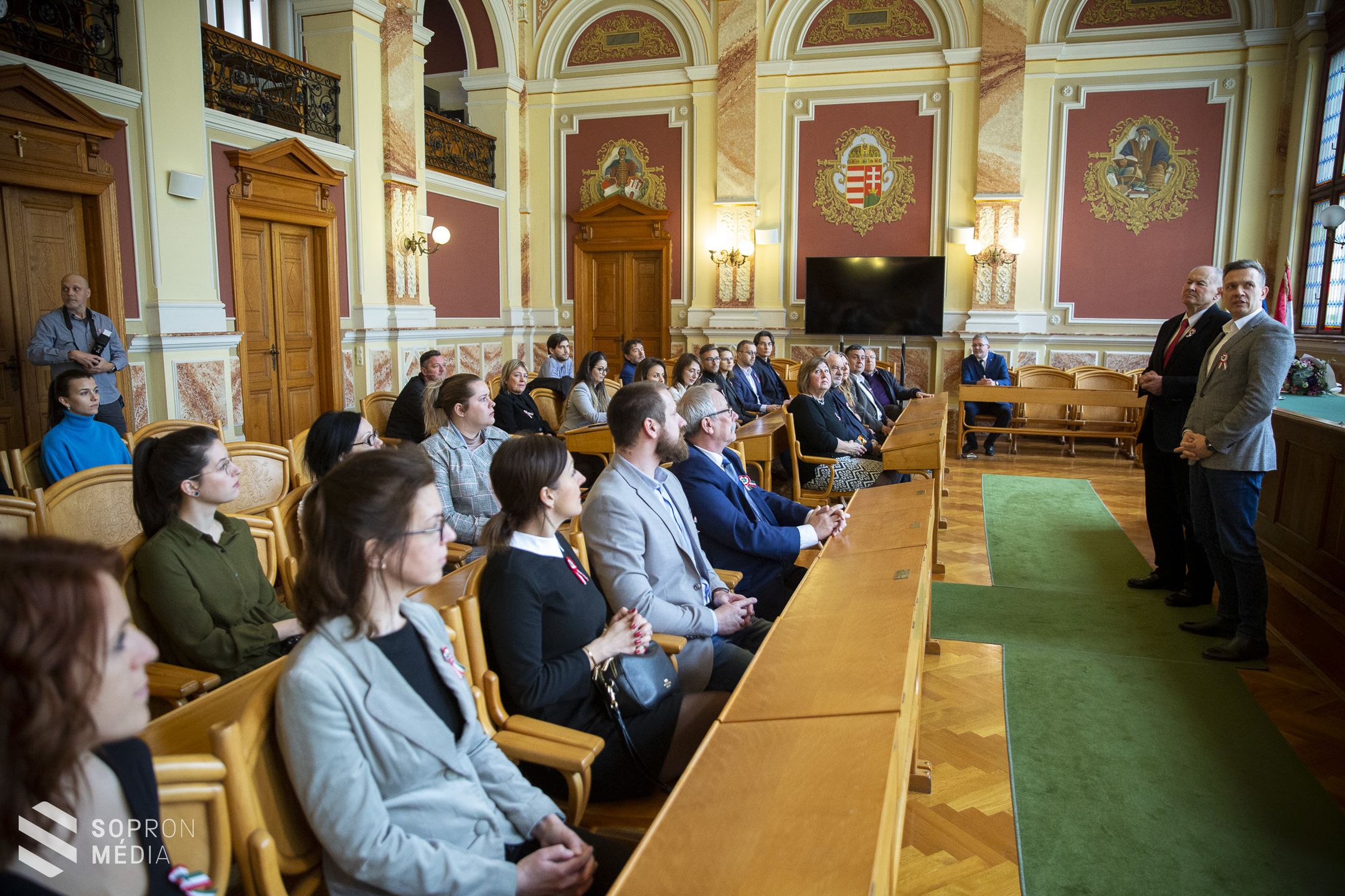 A magyar sajtó napja alkalmából köszöntötték a soproni média képviselőit a városházán