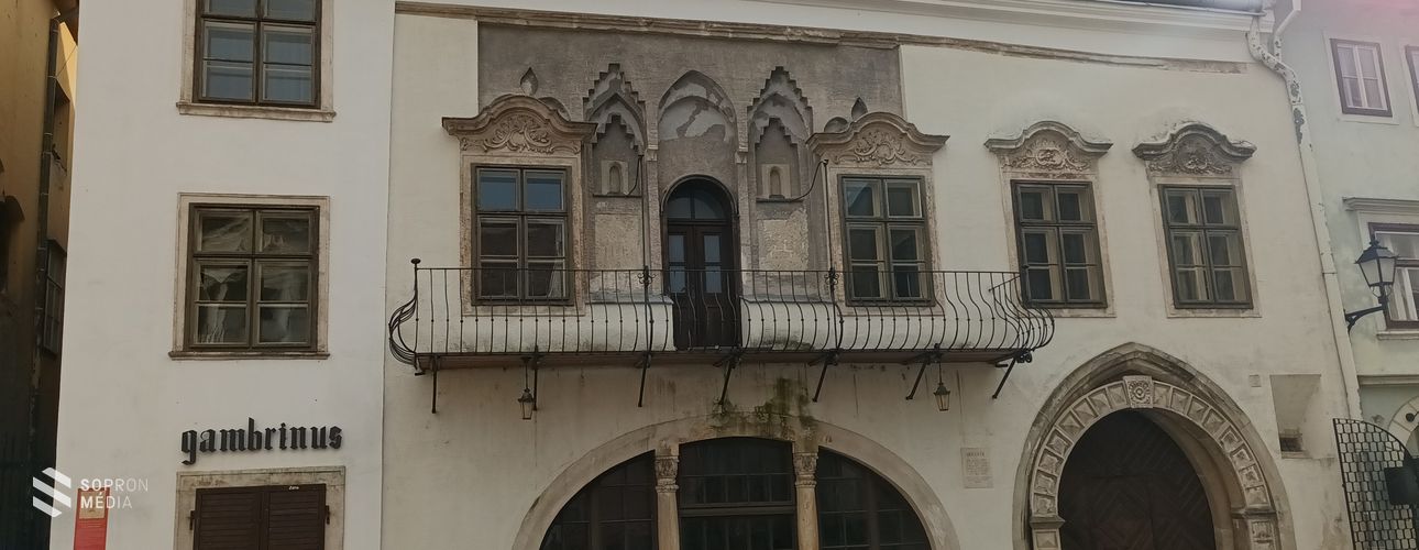 A soproni ház, ahol virágének született, s névadója is trubadúr volt