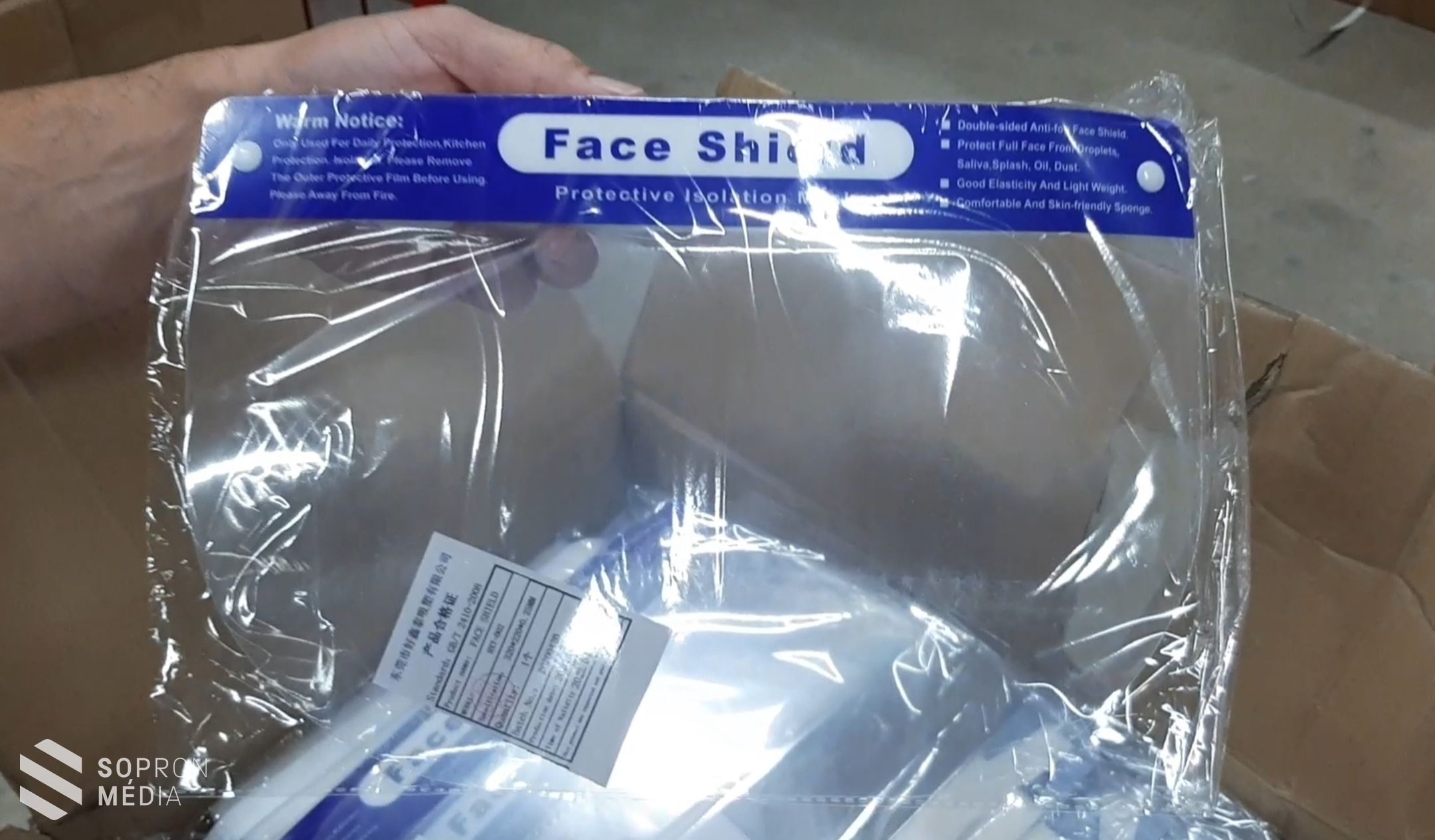 Rossz minőségű védőeszközöket talált a NAV a megyénkben - VIDEÓVAL!