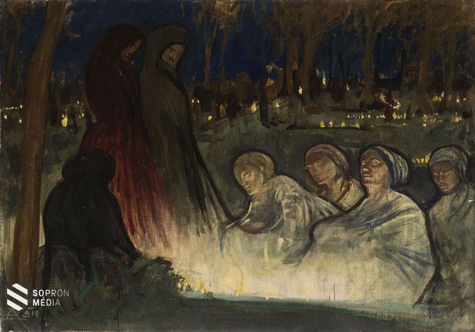 Körösfői-Kriesch Aladár: Halottak napja (Készítés ideje: 1910)