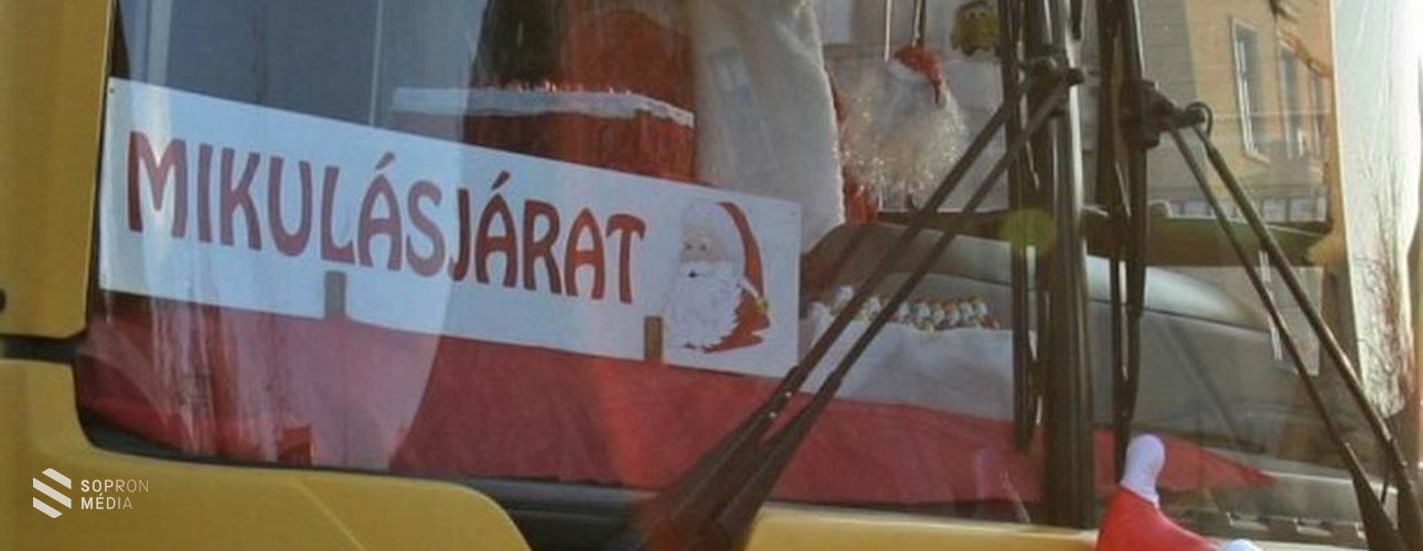 A Mikulás is feltűnik a soproni buszokon december 6-án