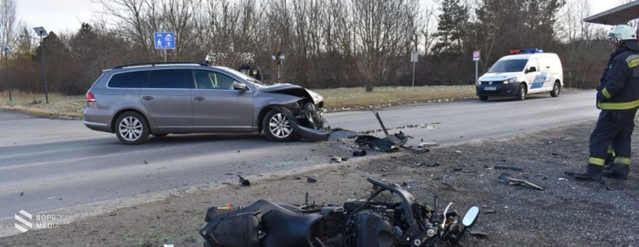 Nem biztosított adott a motorosnak