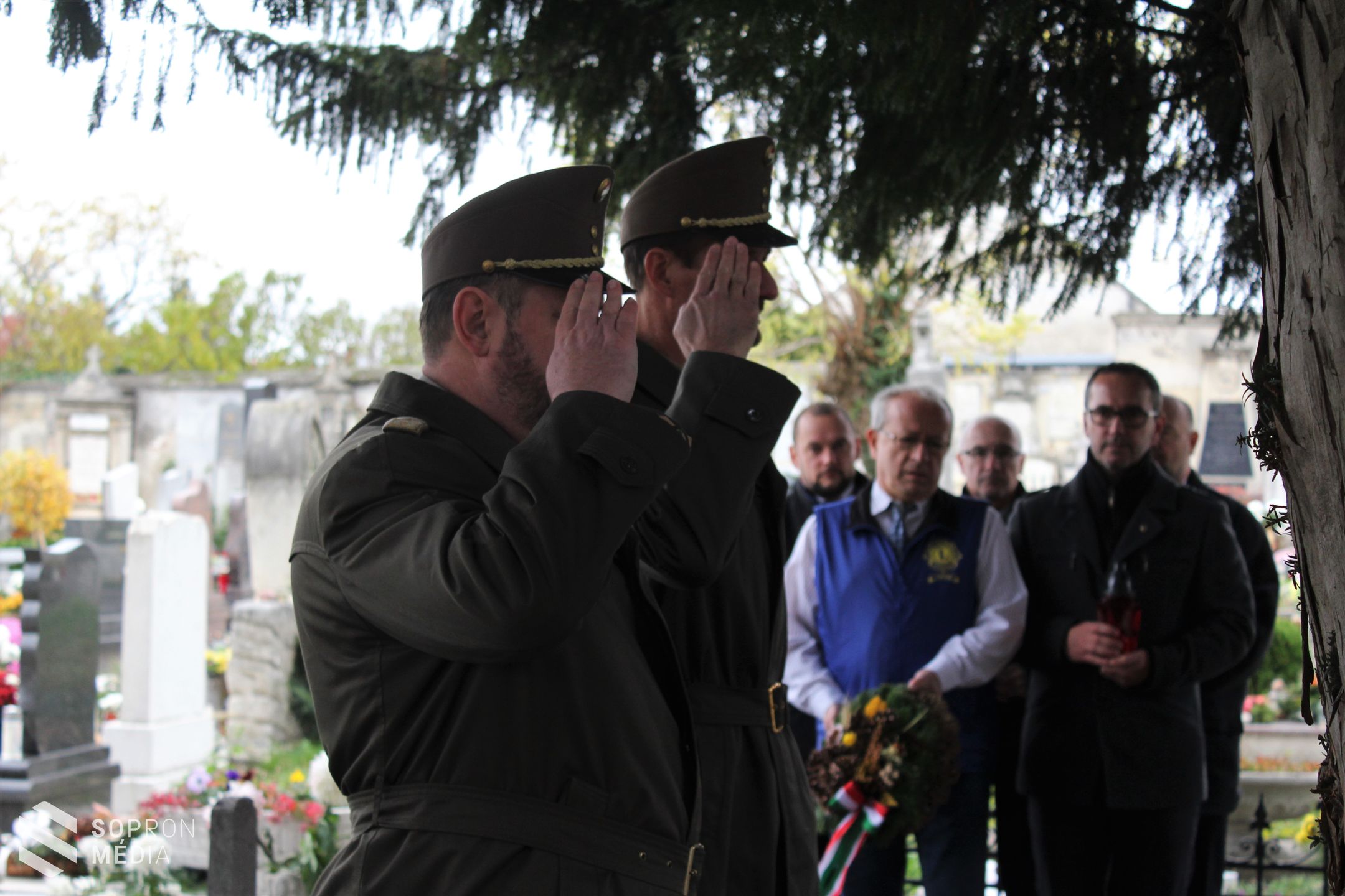 Tóth Ágoston honvédezredesre emlékeztek Sopronban