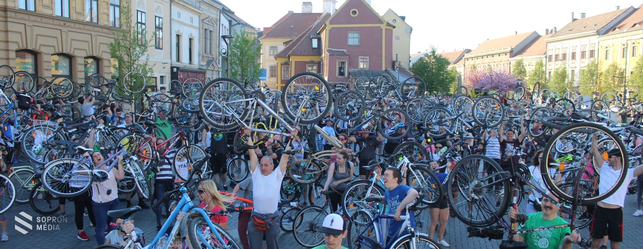 Critical Mass 2018 - Közel ezren tekertek együtt Sopronban