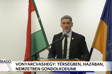 Újévköszöntő koccintás Vonyarcvashegyen