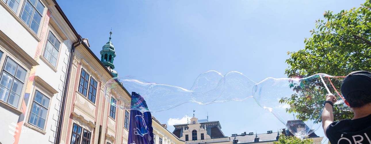 Szombat délelőtt a családoké volt a Fő tér a Soproni Borünnepen