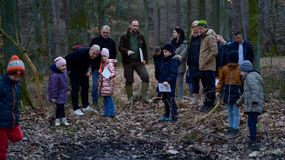 Állati nyomok után kutattak a hétvégén az Erdő Háza látogatói