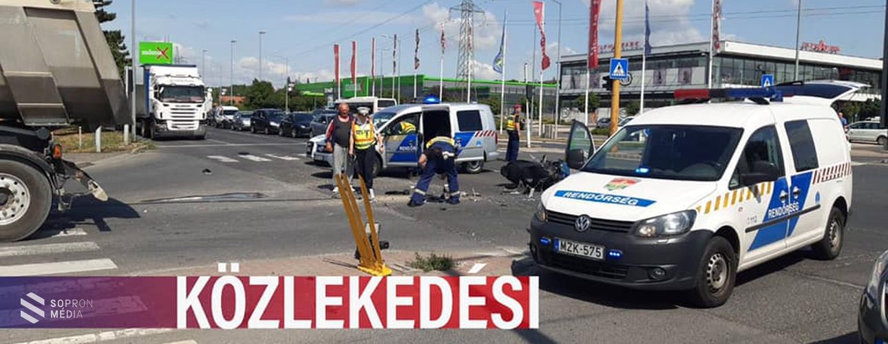 Halálos baleset a Győri úton
