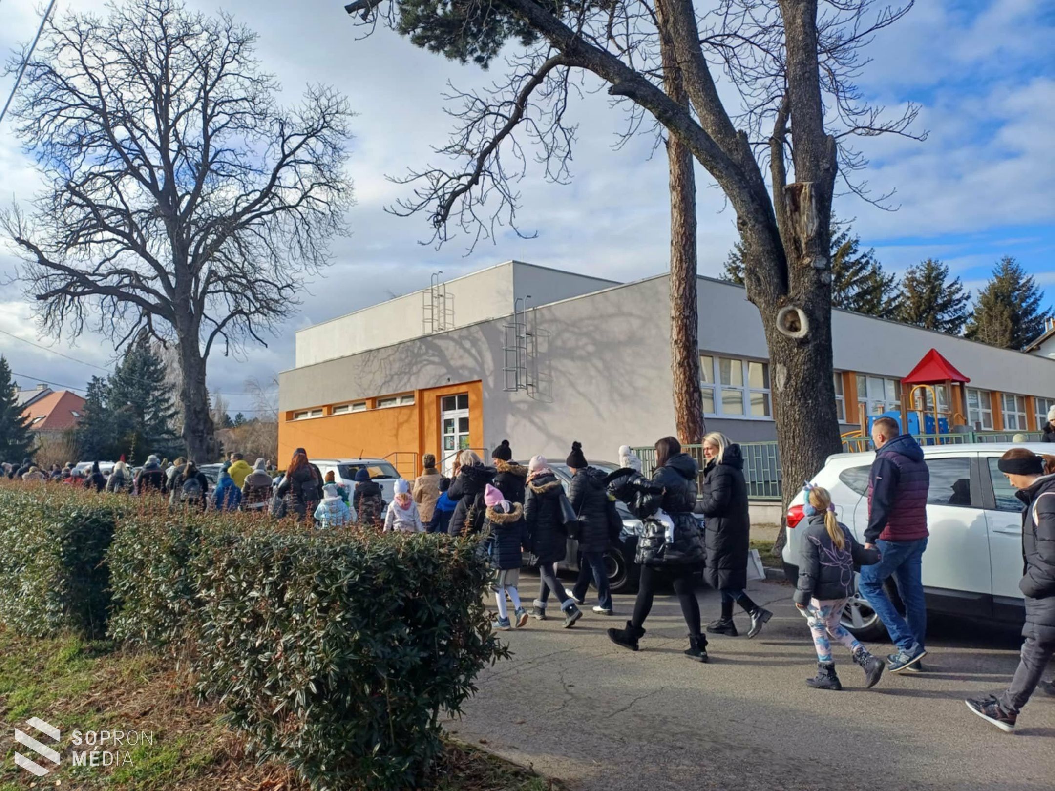 Vidám télbúcsúztatás Bánfalván