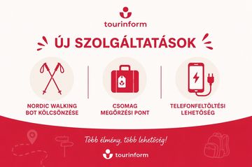 The Tourinform Office has expanded with new services within the framework of the MTÜ Zrt. Kisfaludy