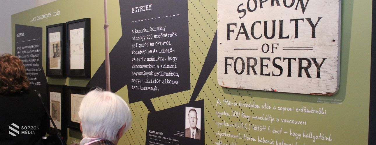 Továbbra is látogatható a "Szabadságra ítélve" Sopron forradalma - 1956 című emlékkiállítás