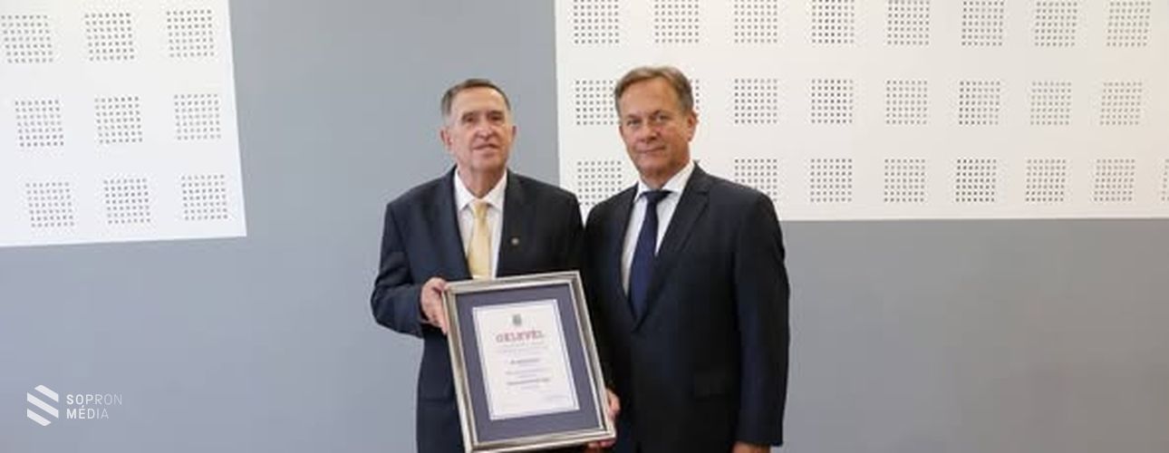 Rangos elismerésben részesült dr. Magas László, a Páneurópai Piknik ’89 Alapítvány elnöke