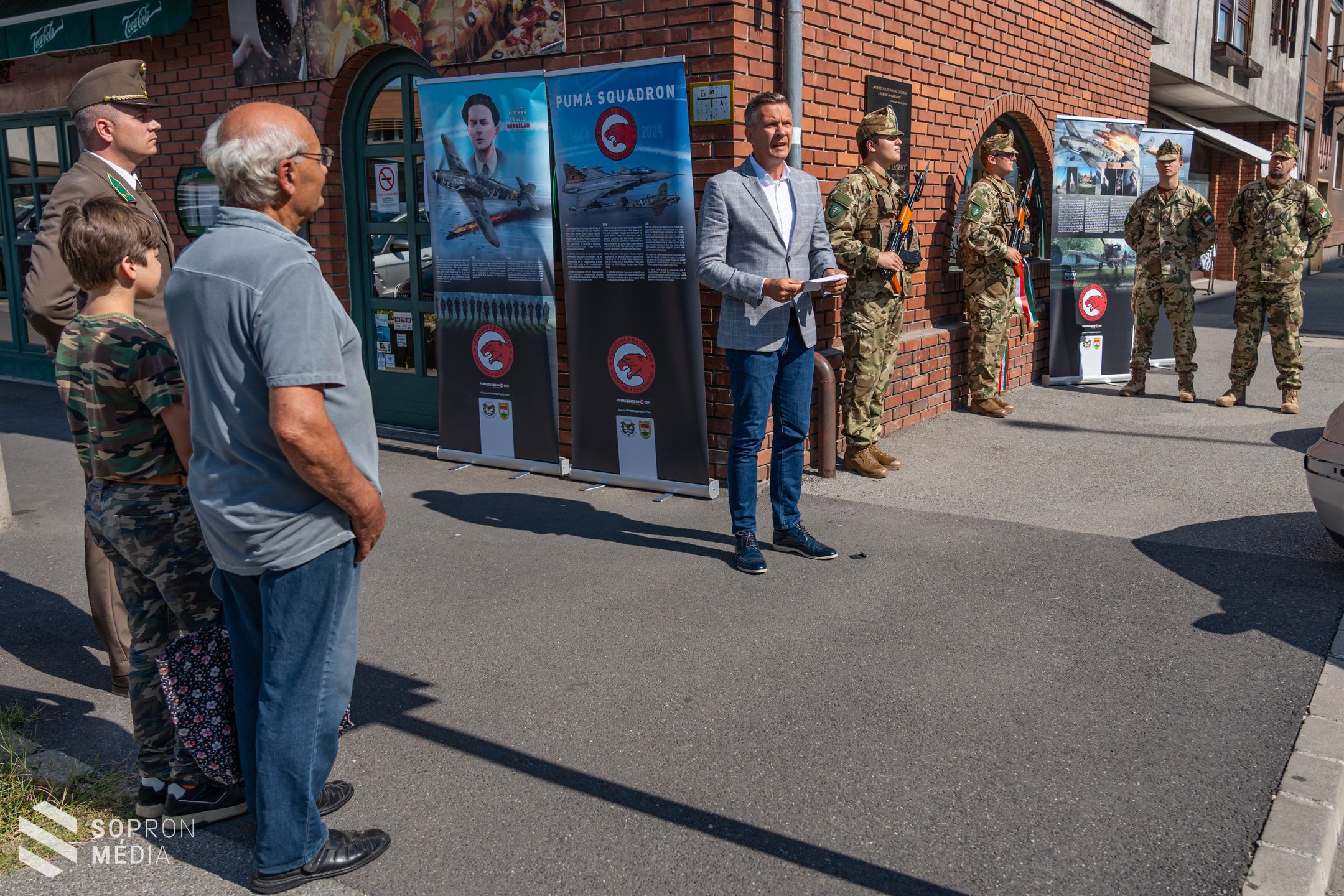 Vitéz nemes Molnár László halálának 81. évfordulójára emlékeztek