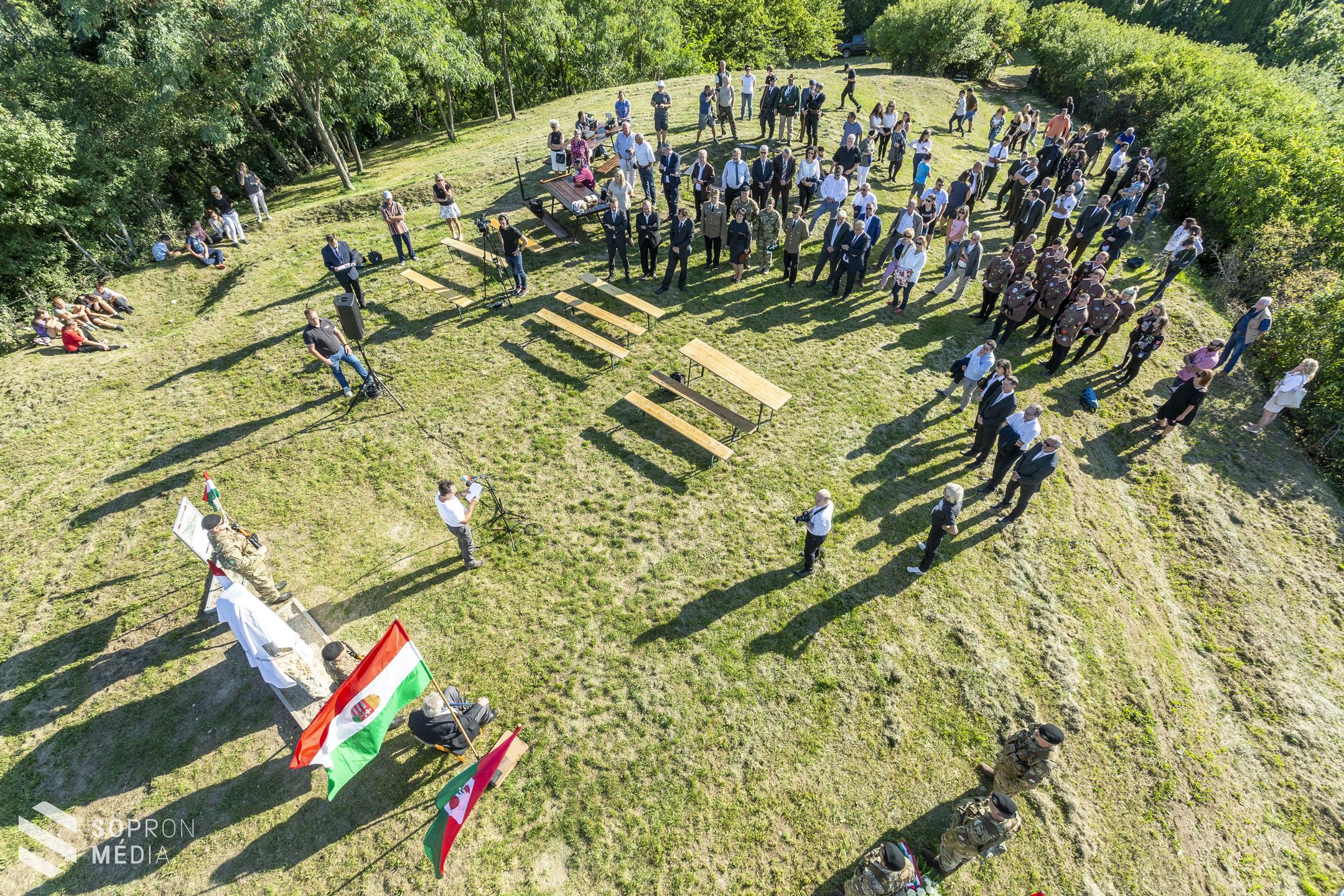 Emléksziklával tisztelegtek a II. ágfalvi csata hősei előtt