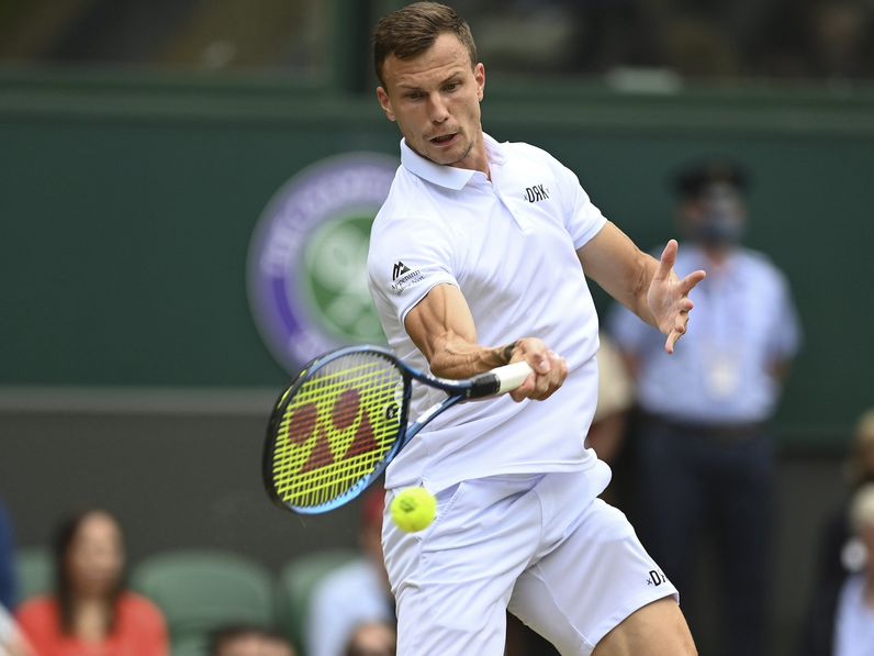 Wimbledon - Fucsovics Mártont Novak Djokovic búcsúztatta a negyeddöntőben