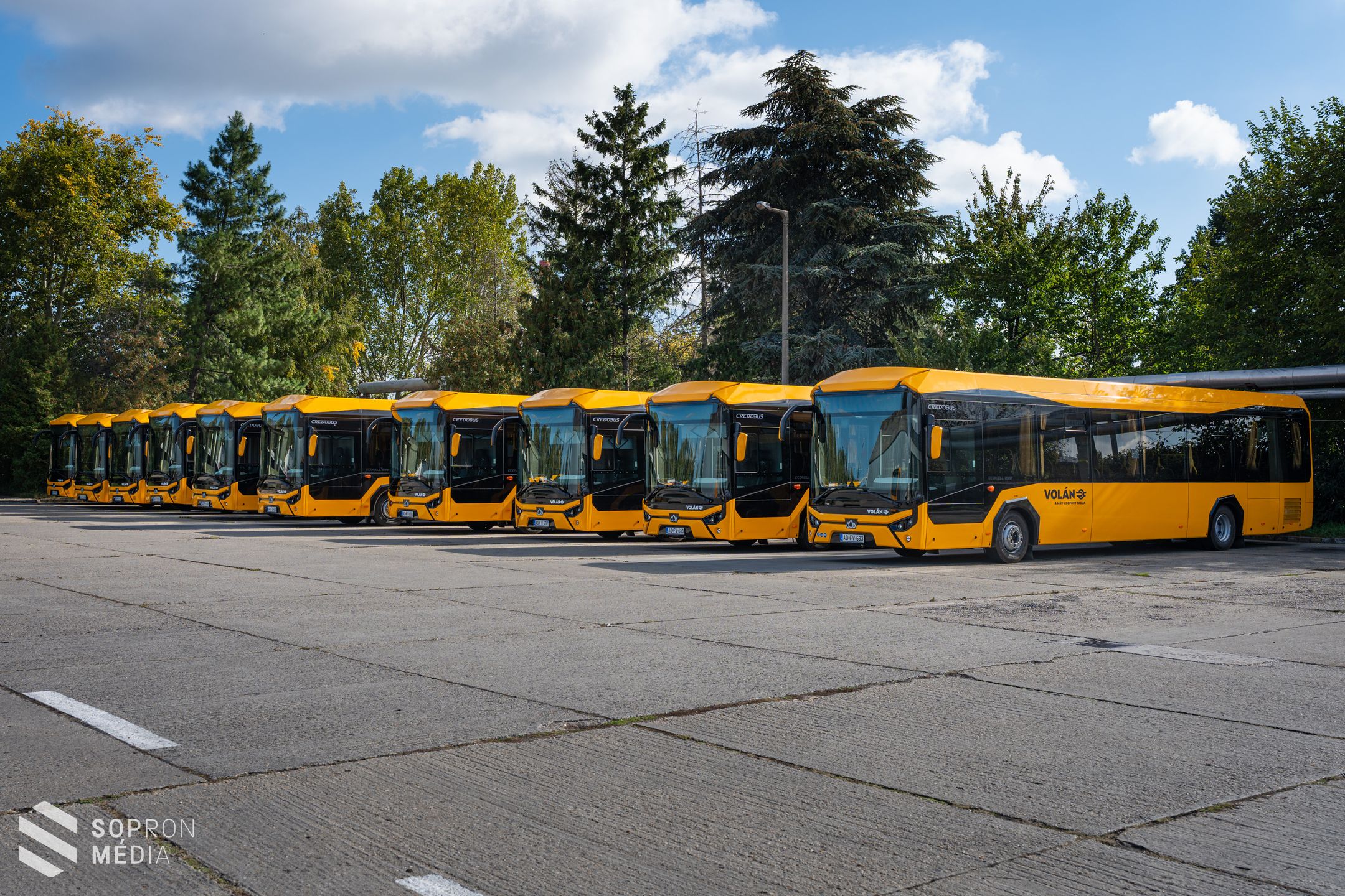 10 új autóbusz áll a helyi és helyközi közlekedés szolgálatába