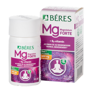 Béres Magnézium 400 mg+B6 Forte filmtabletta (50x) termék kép