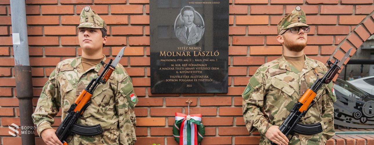 Megemlékezést tartottak vitéz nemes Molnár László hősi halálának 82. évfordulóján