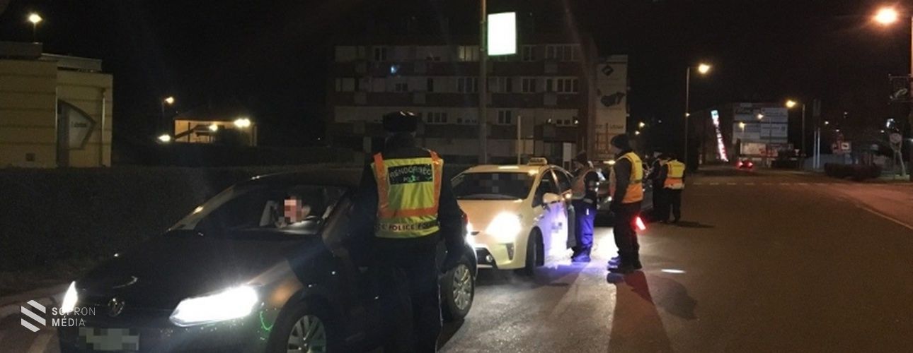 Fokozott ellenőrzést tartottak Sopronban