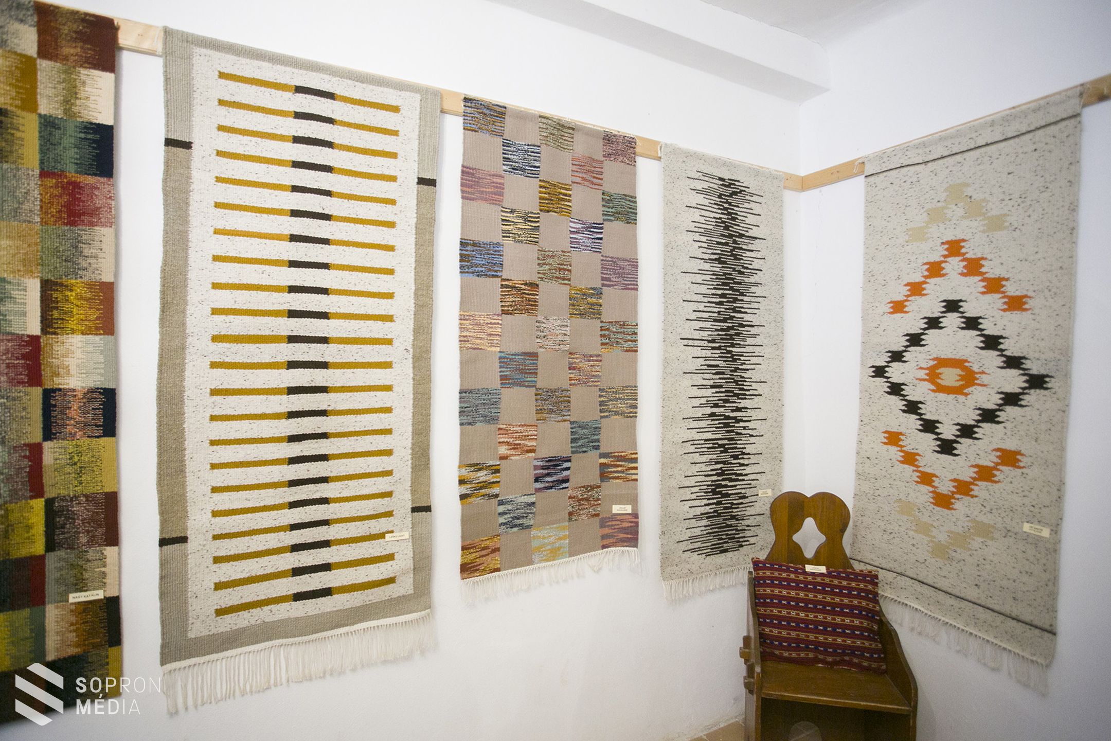 Soproni gyapjúszövők kiállítása Nagycenken