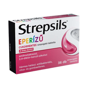 Strepsils eperízű cukormentes szopogató tabletta (36x) termék kép