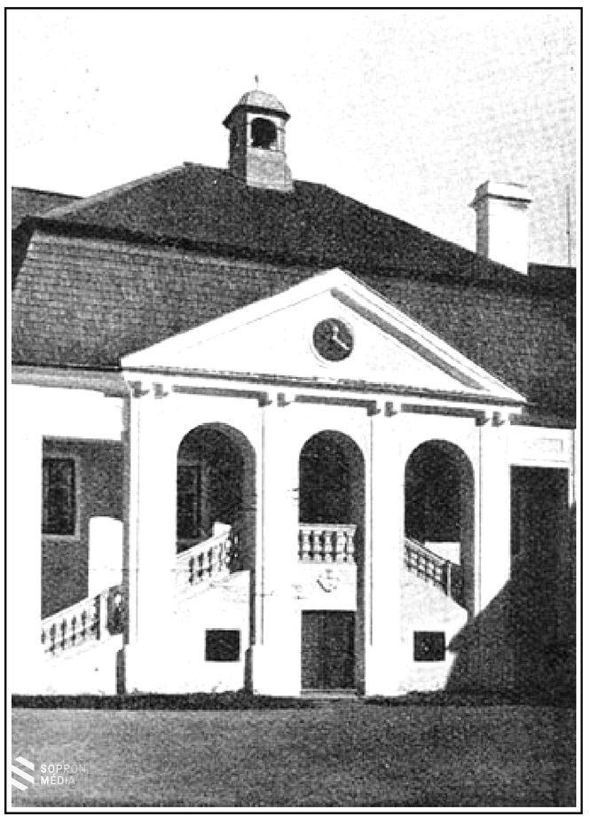 Peresznyei kastély: Főhomlokzat. (1938) 