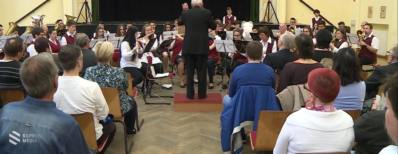 Születésnapi koncertet adott a Soproni Juventus Koncert Fúvószenekar