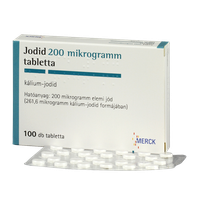 Jodid 200 mikrogramm tabletta (100x)