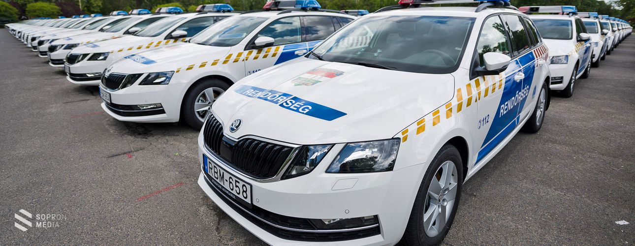Ötszáz új autót kapott a rendőrség