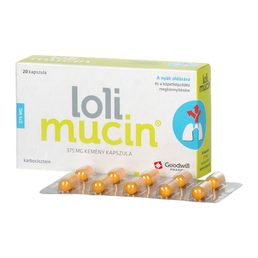 Lolimucin 375 mg kemény kapszula (20x)