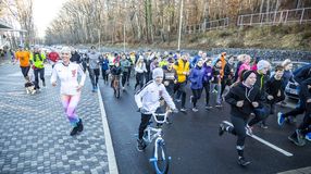 Jó hangulatú szilveszteri futás