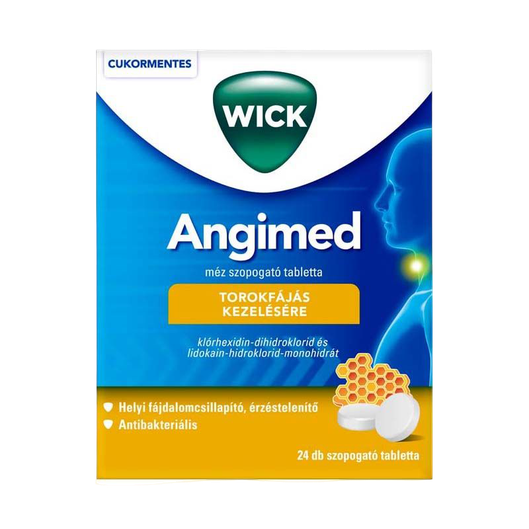 Angimed/Angised méz szopogató tabletta (24x)