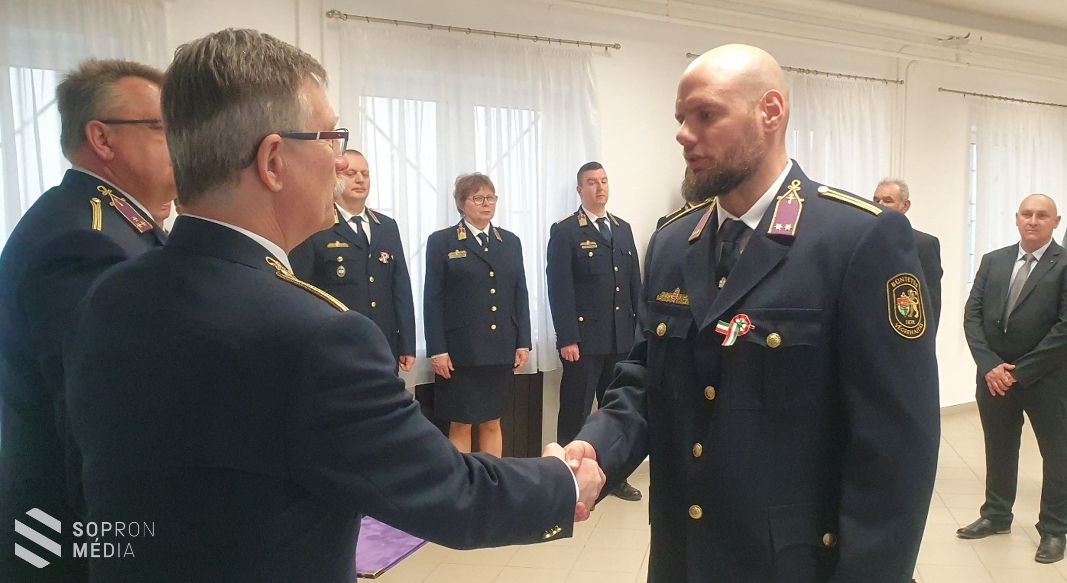 Elismerést kaptak a nemzeti ünnep alkalmából a Sopronkőhidai Fegyház és Börtön munkatársai