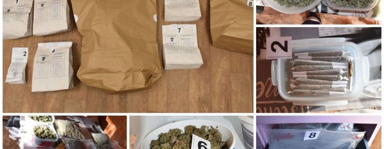 Több kilogramm marihuánát rejtett a balfi ház