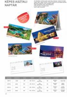 Képes asztali naptár