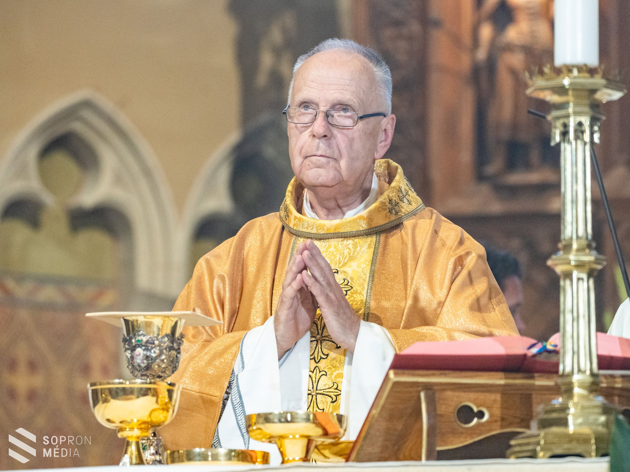 Horváth Imre városplébános aranymiséjét ünnepelték a Szent Mihály-templomban