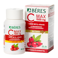 Béres C Max 1500mg Csipkeb.D3 3000NE ret.tabl. (90x)