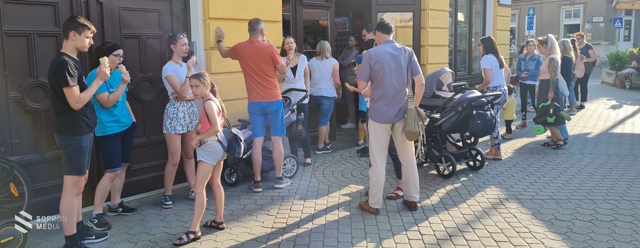 Interaktív városi sétát tartott a Soproni Nagycsaládos Egyesület