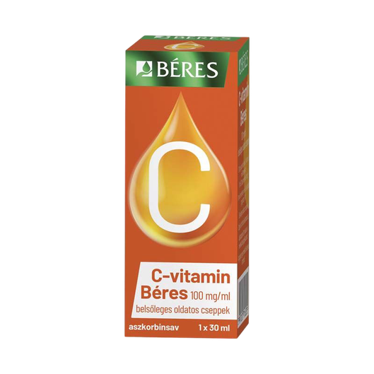 C-vitamin Béres 100 mg/ml bels.oldatos cseppek (1x30ml üvegben)
